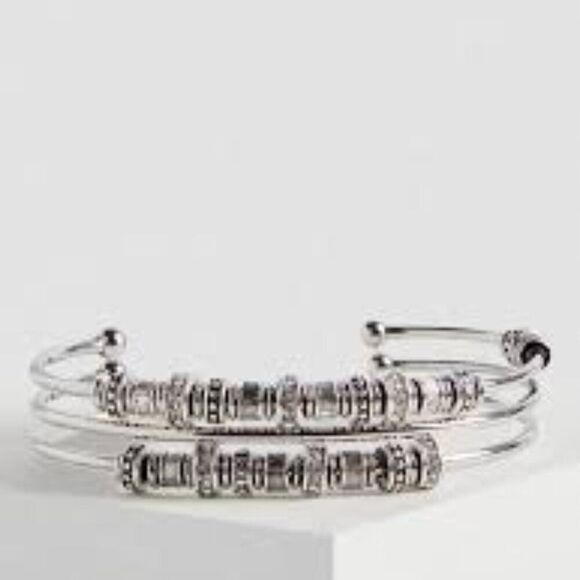 Torrid 1/2 Beaded Delicate Cuff Bracelet Set - New - Picture 1 of 3